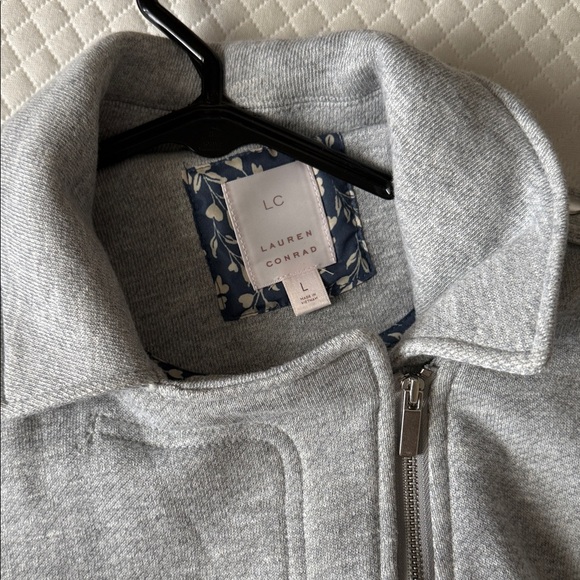 LC Lauren Conrad Light Gray Women's Blazer - Picture 2 of 3